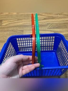 Blue/Red/Green Basket